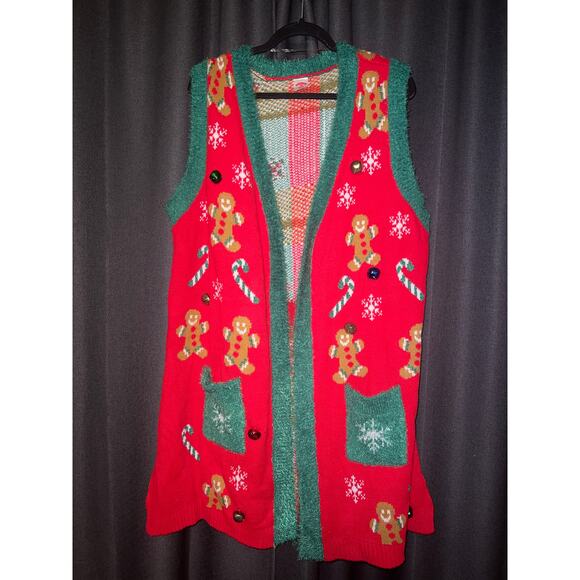 Ugly Christmas Sweater Xmas Cardigan Size XL - Picture 1 of 3